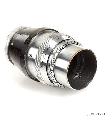 Meyer, Hugo: 105mm (10.5cm) f2.7 Makro Plasmat (Kine-Exakta) camera