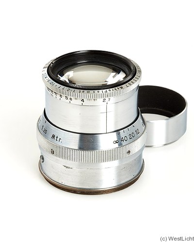 Meyer, Hugo: 105mm (10.5cm) f2.7 Makro Plasmat (special thread) camera
