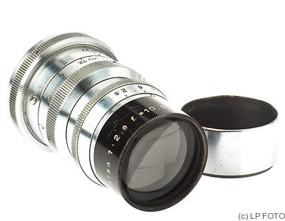 Meyer, Hugo: 105mm (10.5cm) f2.8 Trioplan (Exakta) camera