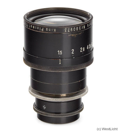 Meyer, Hugo: 3in f1.5 Kino-Plasmat (M39, black, 75mm) camera