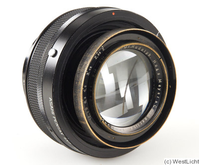 Meyer, Hugo: 90mm (9cm) f2 Plasmat (Pentax 67) camera