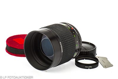 Minolta: 250mm (25cm) f5.6 RF Rokkor (Minolta MD) camera