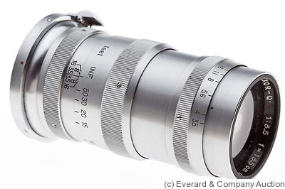 Nikon: 135mm (13.5cm) f3.5 Nikkor-Q.C (BM, chrome, MIOJ) camera