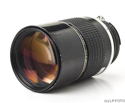 Nikon: 180mm (18cm) f2.8 Nikkor ED* (AIS) camera