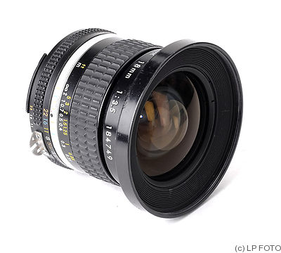 Nikon: 18mm (1.8cm) f3.5 (AIS) camera
