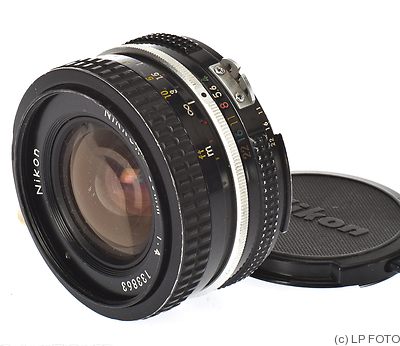 Nikon: 20mm (2cm) f4 Nikkor (AI) camera