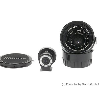 Nikon: 25mm (2.5cm) f4 W-Nikkor (BM) camera