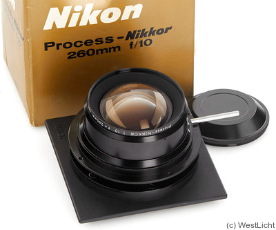 Nikon: 260mm (26cm) f10 Process-Nikkor camera