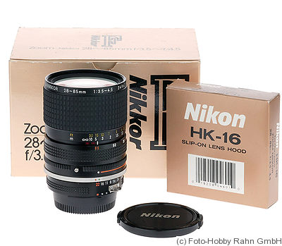 Nikon: 28-85mm f3.5-f4.5 Nikkor (AIS) camera