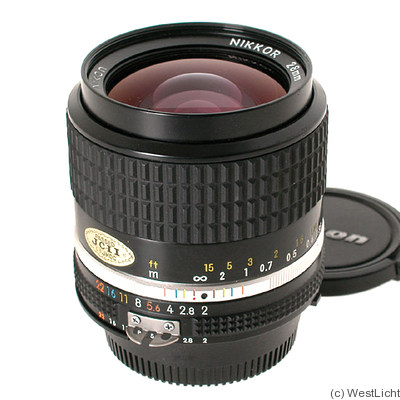 Nikon: 28mm (2.8cm) f2 Nikkor (AIS) camera