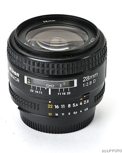 Nikon: 28mm (2.8cm) f2.8 Nikkor AF D camera