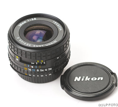Nikon: 28mm (2.8cm) f2.8 Series E (AIS) camera