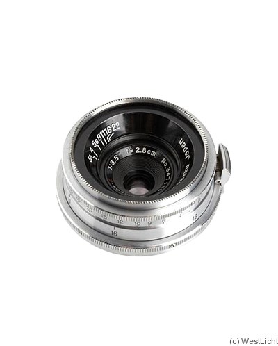 Nikon: 28mm (2.8cm) f3.5 W-Nikkor.C (BM, chrome) camera