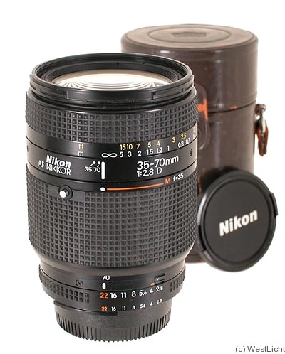 Nikon: 35-70mm f2.8 Nikkor AF D camera