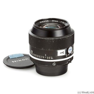 Nikon: 35mm (3.5cm) f1.4 Nikkor (AI) 'NASA' camera