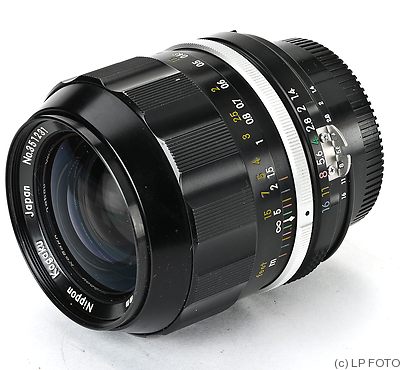 Nikon: 35mm (3.5cm) f1.4 Nikkor-N Auto camera
