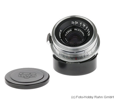Nikon: 35mm (3.5cm) f2.5 W-Nikkor-C (BM, chrome) camera