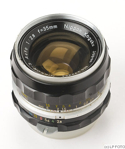 Nikon: 35mm (3.5cm) f2.8 Nikkor-S Auto camera