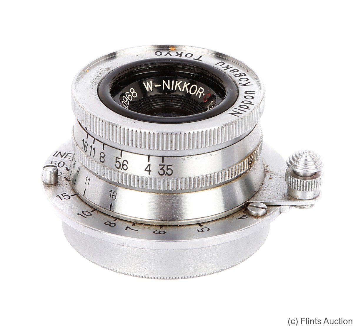 Nikon: 35mm (3.5cm) f3.5 W-Nikkor C (BM, chrome) camera
