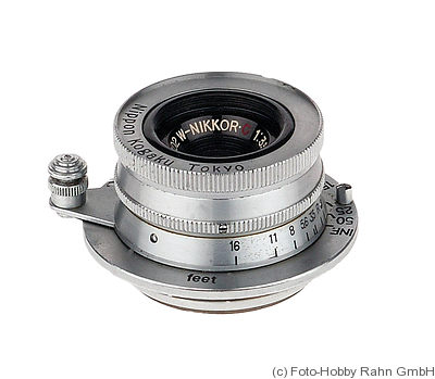 Nikon: 35mm (3.5cm) f3.5 W-Nikkor C (M39) camera