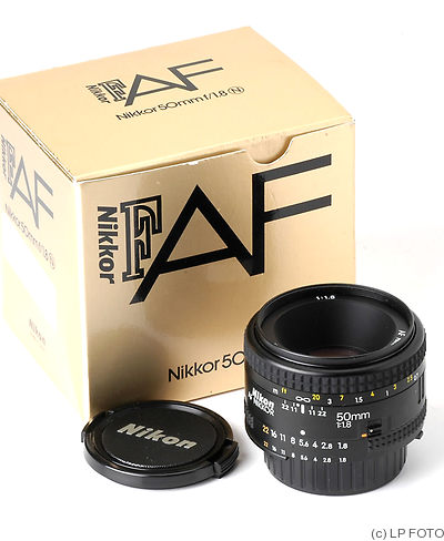 Nikon: 50mm (5cm) f1.8 Nikkor AF N camera