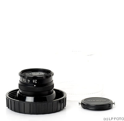 Nikon: 50mm (5cm) f2.8 El-Nikkor (M39) camera