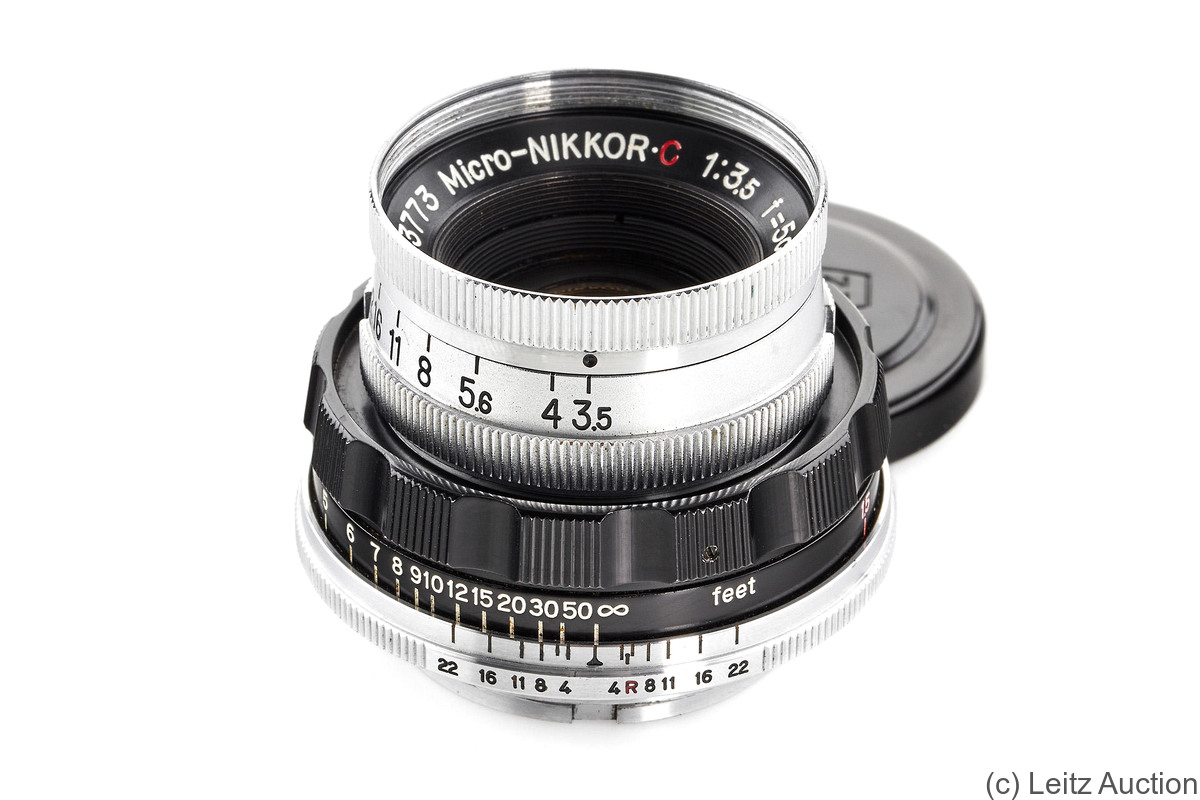Nikon: 50mm (5cm) f3.5 Micro-Nikkor-C (M39) camera