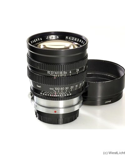 Nikon: 85mm (8.5cm) f1.5 Nikkor-S.C (BM, black paint) camera