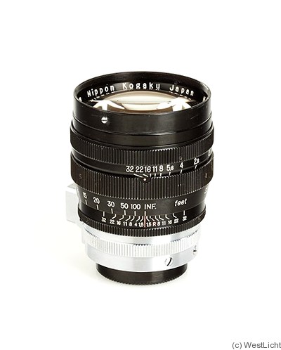 Nikon: 85mm (8.5cm) f1.5 Nikkor-S.C (M39, black/chrome) camera