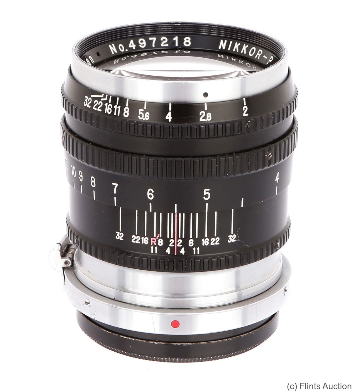 Nikon: 85mm (8.5cm) f2 Nikkor-P.C (BM, black) camera