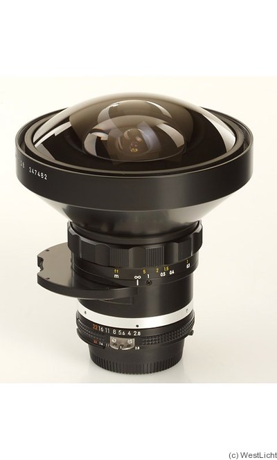 Nikon: 8mm f2.8 Fisheye-Nikkor (AIS) camera