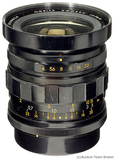 Norita: 40mm (4cm) f4 Noritar camera