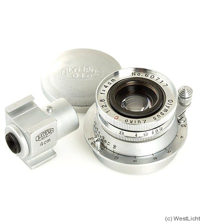Olympus: 40mm (4cm) f2.8 Zuiko C (M39) camera