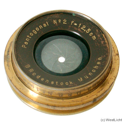 Rodenstock: 125mm (12.5cm) Pantogonal No. 2 (Brass) camera