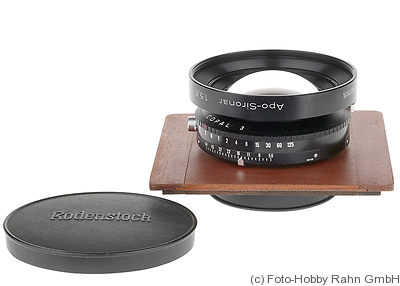 Rodenstock: 210mm (21cm) f5.6 Api-Sironar MC (w/Copal 3) camera