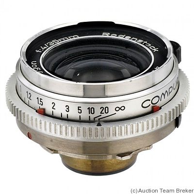 Rodenstock: 35mm (3.5cm) f4 Retina-Eurygon camera