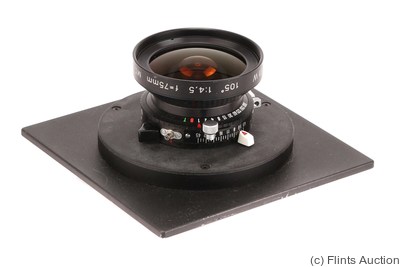Rodenstock: 75mm (7.5cm) f4.5 Sinaron W MC (Sinar) camera