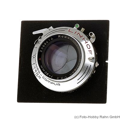Rodenstock: 90mm (9cm) f3.2 Heligon (Synchro-Compur) camera