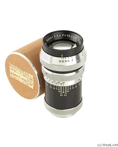 Schneider: 105mm (10.5cm) f2.8 Xenar (M39) camera