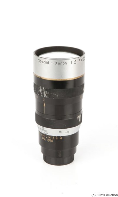 Schneider: 125mm (12.5cm) f2 Spezial-Xenon camera