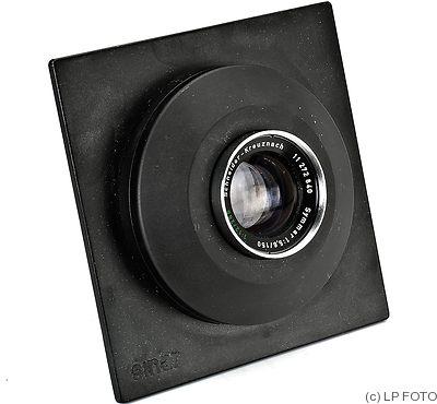 Schneider: 150mm (15cm) f5.6 Symmar (Sinar) camera