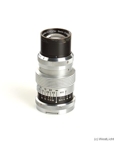 Schneider: 180mm (18cm) f5.5 Tele-Xenar (Contax) camera