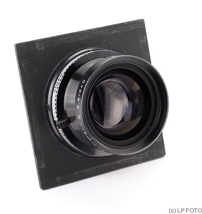 Schneider: 240mm (24cm) f5.6 Symmar-S (Sinar, chrome) camera