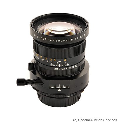 Schneider: 28mm (2.8cm) f2.8 PC-Super-Angulon-R camera