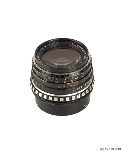 Schneider: 35mm (3.5cm) f4 PA-Curtagon (Alpa) camera