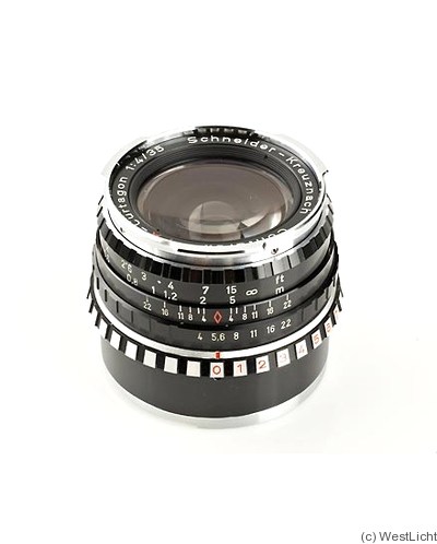Schneider: 35mm (3.5cm) f4 PA-Curtagon (Contarex) camera