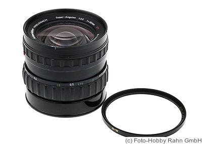 Schneider: 40mm (4cm) f5.6 Super-Angulon HFT PQ (Rollei 6000s) camera