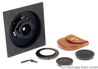 Schneider: 47mm (4.7cm) f5.6 Super-Angulon (Sinar) camera