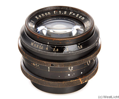 Schneider: 50mm (5cm) f1.5 Xenon (M39, black) camera