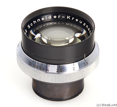 Schneider: 50mm (5cm) f1.5 Xenon (Muster, sample) camera